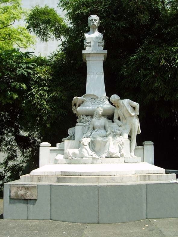 Monumento a Jorge Isaacs, Santiago de Cali, Valle del Cauca.