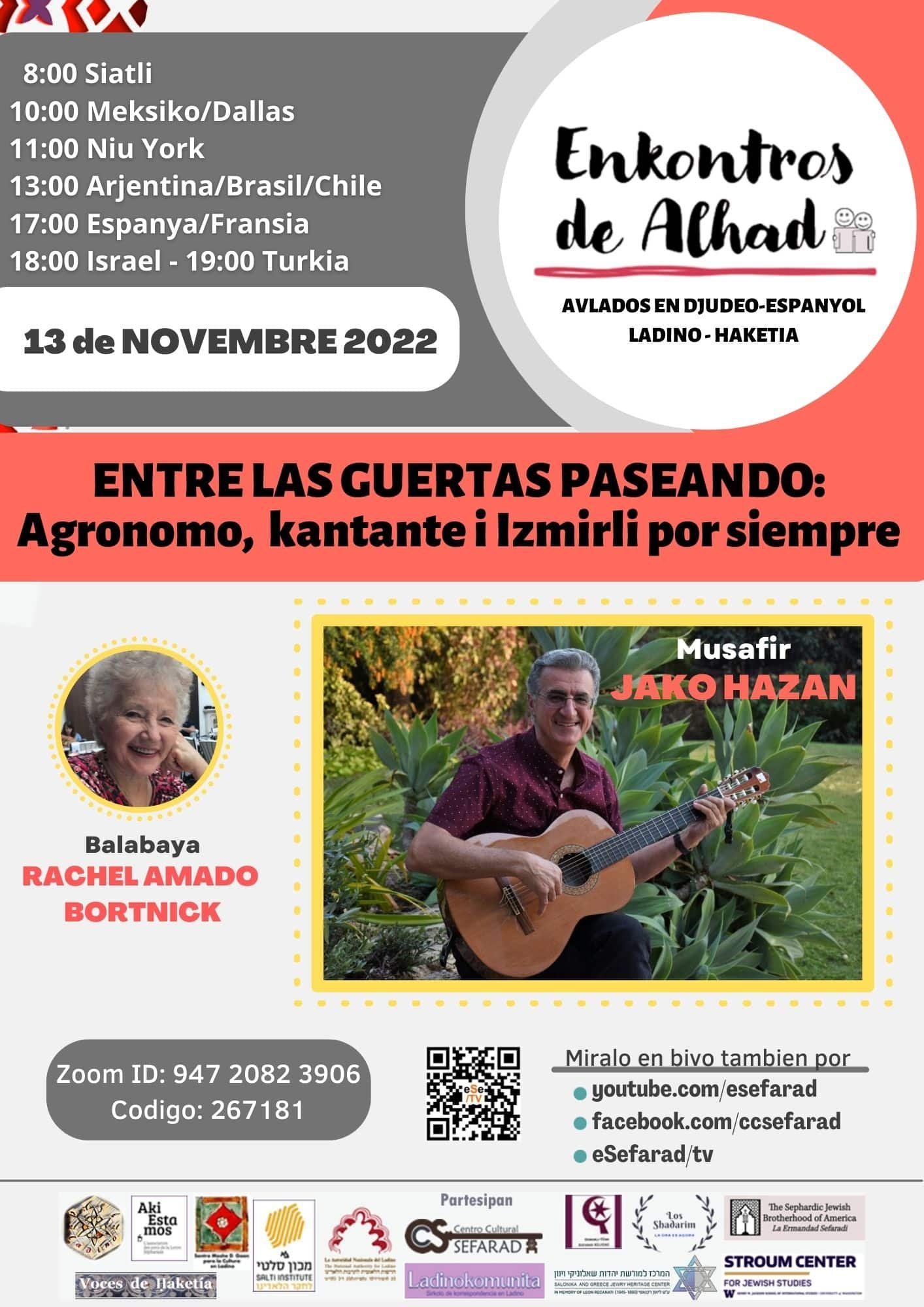 enkontros de alhad9 flyer10 rachel Jako Hazan