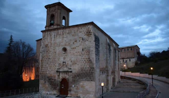 Iglesia de Santa María Jus, erigida sobre la antigua sinagoga de Elgacena, en EstellaARCHIVO