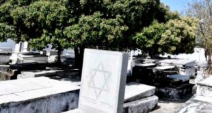 La estrella de David se ve en la mayoría de las lápidas del cementerio sefardí. Foto: Cortesía para El Espectador