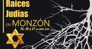 Parte del cartel de las Jornadas sobre las Raíces Judías en Monzón. FOTO: S.E.