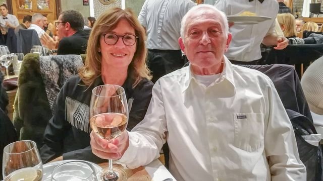 Salomon Namer, durante la cena pascual del miércoles, en Estambul. (Cedida)