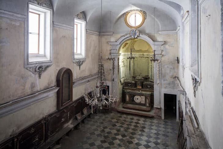 El antiguo oratorio barroco conocido como Santa María del Sábato, o Santa María del Sábado, en el antiguo barrio judío de Palermo, Sicilia. Pronto se convertirá en la primera sinagoga de Palermo en 500 años. Crédito: Gianni Cipriano.