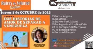 2023 22 raices de sefarad sonia chocron baner 1