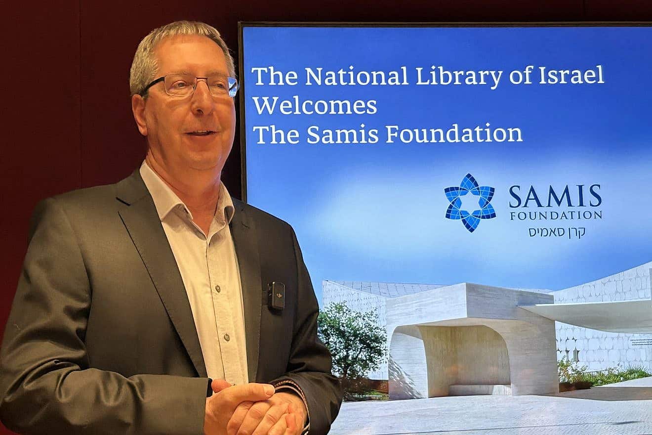 Oren Weinberg, director de la Biblioteca Nacional de Israel, marzo de 2024. Foto de Judy Lash Balint.