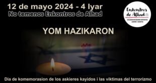 enkontros de alhad 15 YOM HAZIKARON