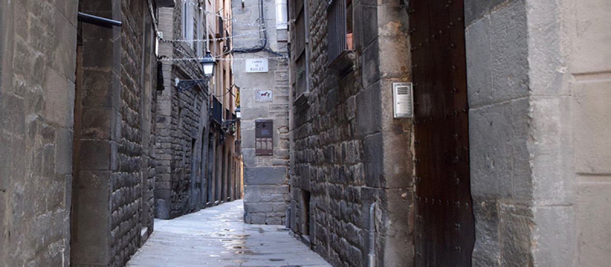 Vista del Call, el antiguo barrio judío de BarcelonaAjuntament de Barcelona