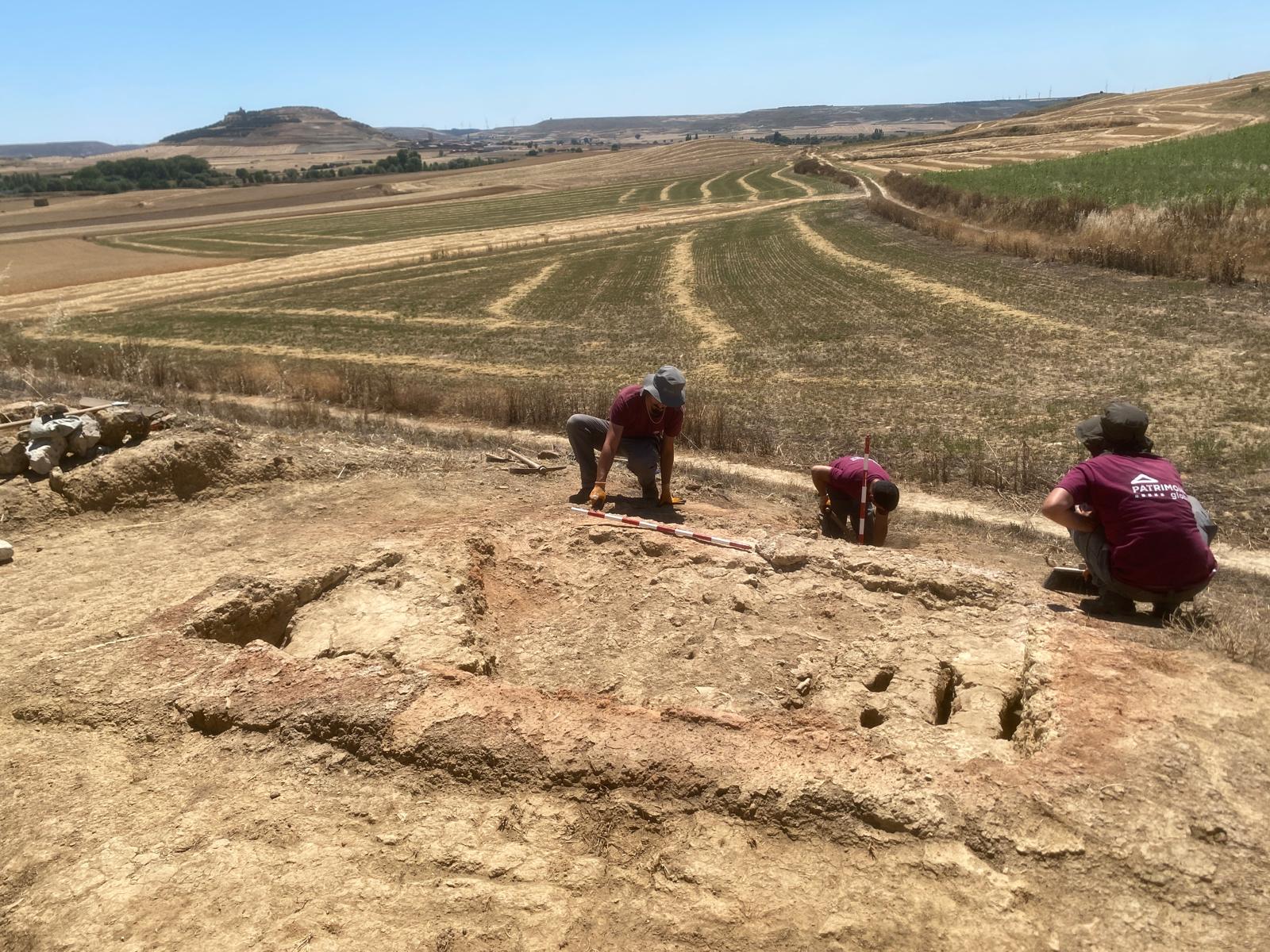 Trabajos de excavación en Castrillo Mota de Judíos