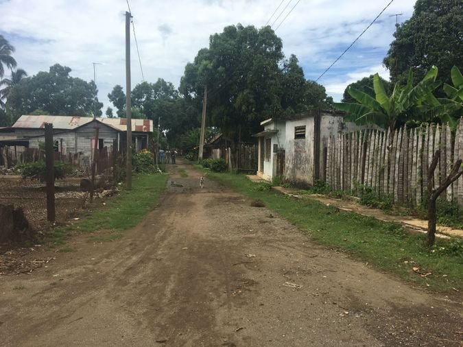 La calle de Macareño donde creció Enrique Levy.