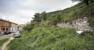 Detalle de la ladera oeste delCastillo, donde se esconde la Judería. - Foto: Patricia