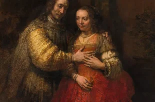 Cuadro 'La novia judía' de Rembrandt, en el que aparecen Miguel de Barrios y su mujer Abigail de Pina. / CÓRDOBA