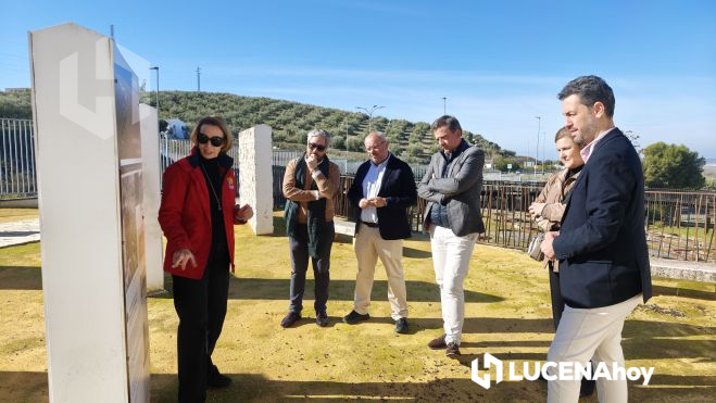 Un momento de la visita a la necrópolis judía lucentina