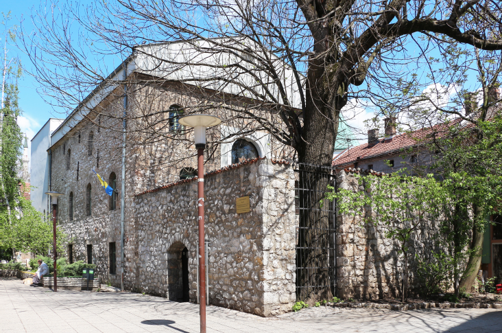 Sinagoga sefardi de Sarajevo, hoy Museo de Historia de los Judíos de Bosnia.