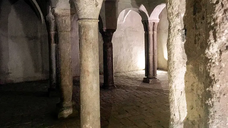 Estos restos se encuentran en los sótanos de los números 126-132 del Coso. Foto: Archivo Aragón Press