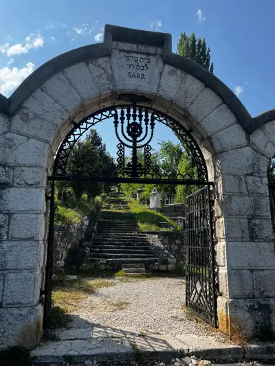 Cementerio judío de Sarajevo (Foto: Ricardo Agnoso)