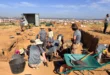 Grupo de arqueólogos trabajando en la campaña de El Castro de los Judíos en León. Asentamiento sefardí donde se han identificado restos prerromanos. (Universidad de León)