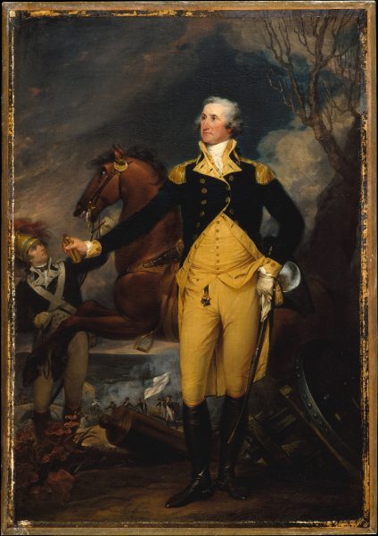 George Washington antes de la batalla de Trenton , por John Trumbull