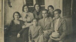 Foto de la familia Esses en Siria (Foto proporcionada por Michelle Kahn)