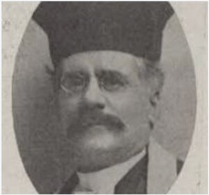 Rabino Dr. Frederick de Sola Mendes. Cortesía de Menahem Blondheim.