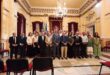 Foto de familia de la recepción a la Red de Juderías. -AGC-