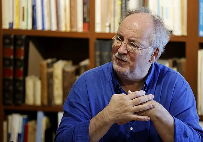 Sebastián de la Obra, en un momento de la entrevista. (Nico Trenas)